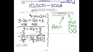 Algebra 2 Chapter 1 Practice Test