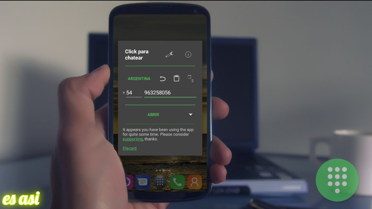 Click para chatear : WhatsApp sin contacto | Guia y uso - YouTube