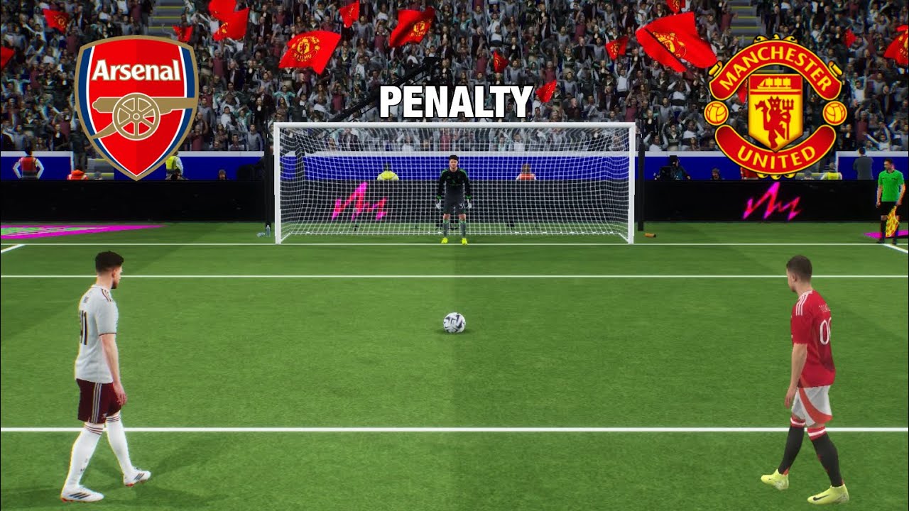 ARSENAL vs MAN UNITED | PENALTY SHOOTOUT | RICE vs FERNANDEZ