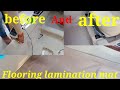 Floor Lamination Mat Installation Maruti Suzuki Dzire / Car Floor Protection Sheet