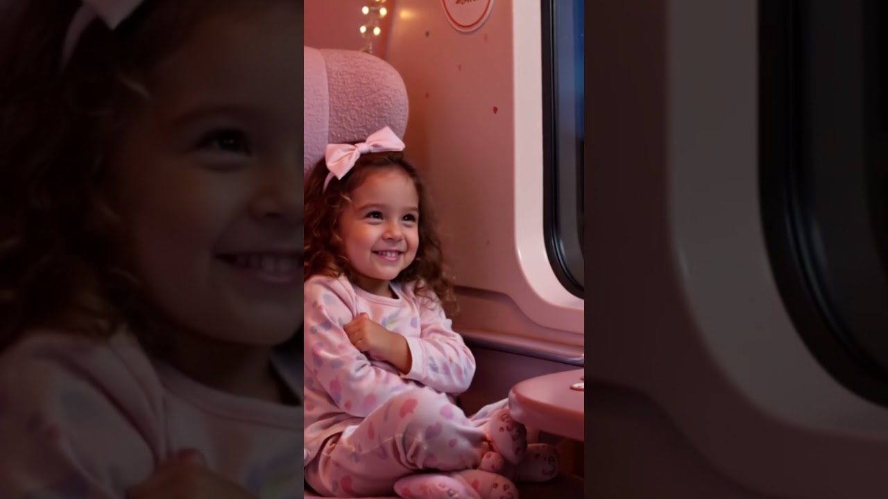Fluffy Train Magic ✨ From Bunny Slippers to Memories 🐰🚂