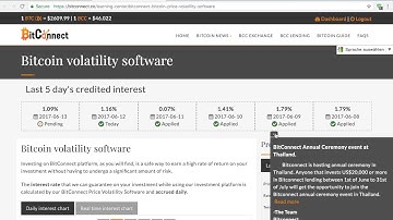 Earn 1% daily with BitConnect! Best passive income