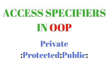Access Specifiers in c++  OOP  hindi Urdu-3