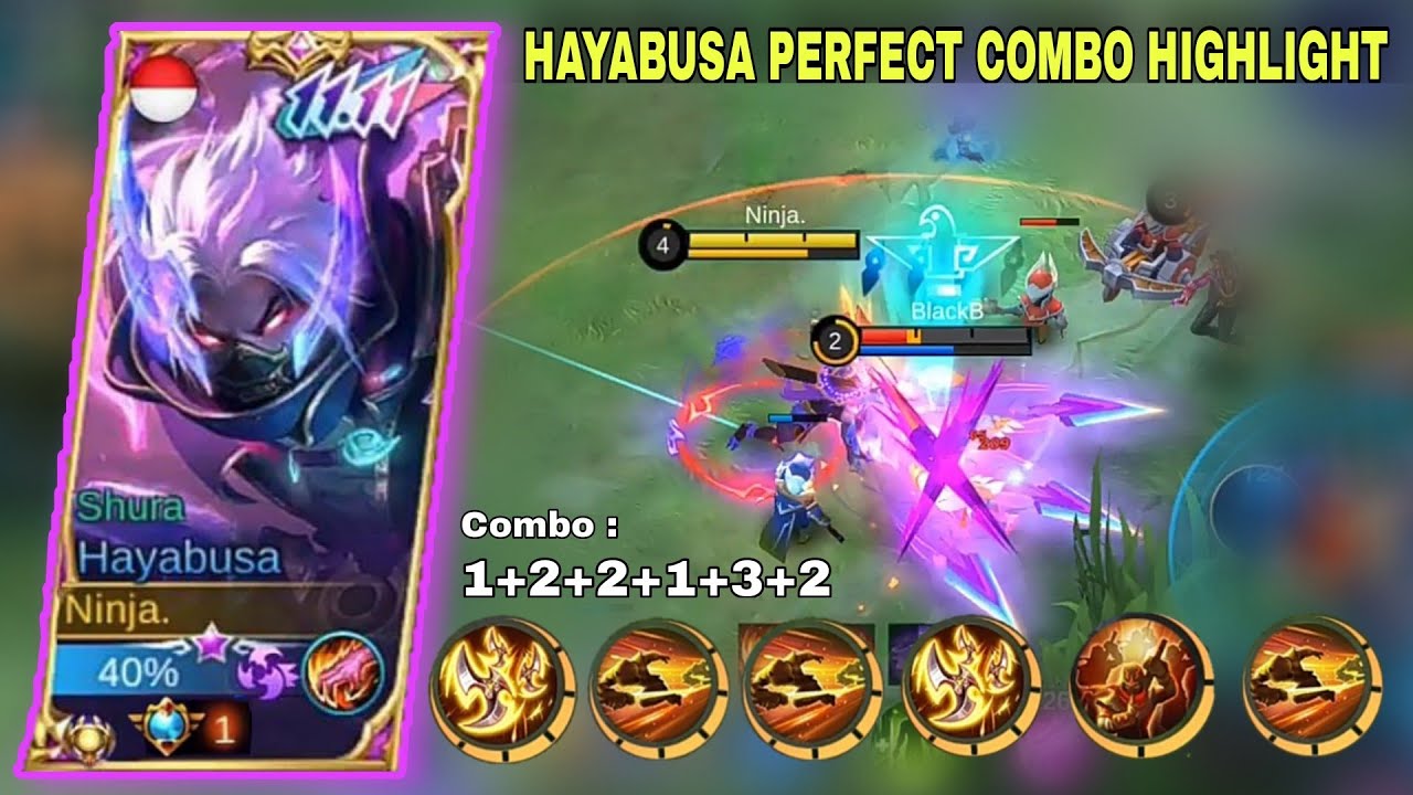 HAYABUSA NEW SHADOW COMBO PERFECT?, TUTORIAL HAYABUSA