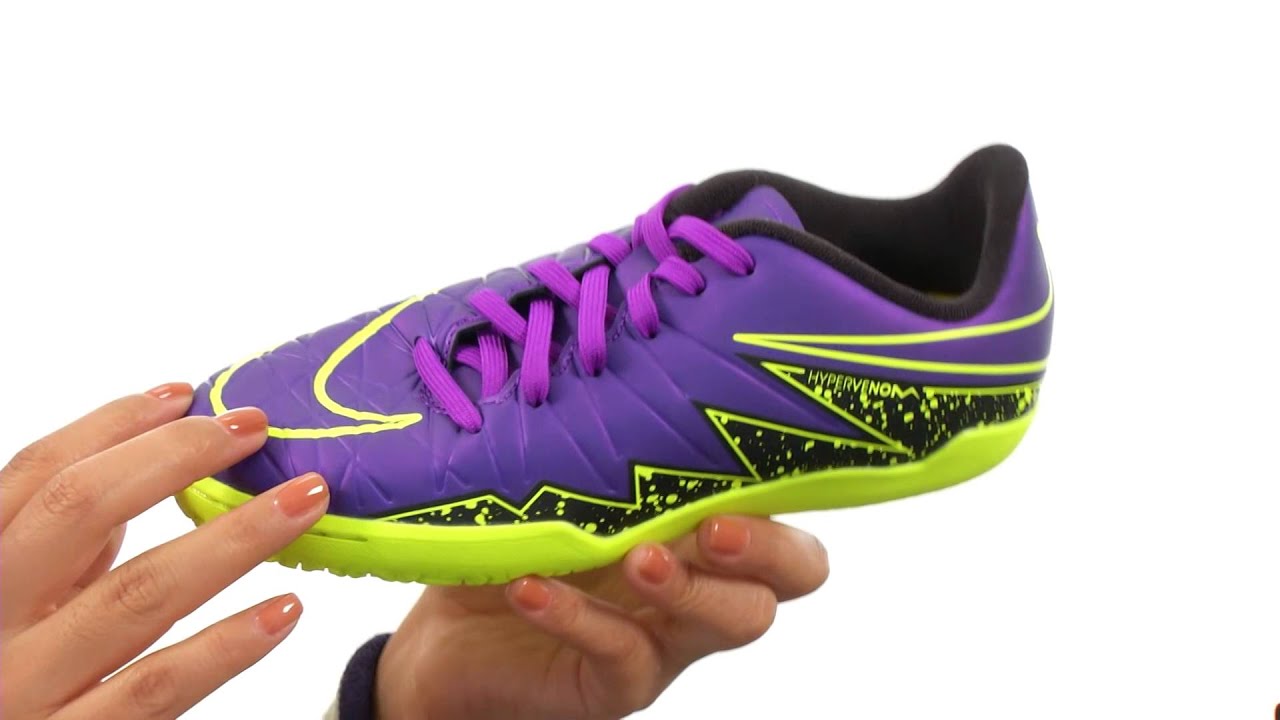 nike kids hypervenom phelon ic indoor soccer shoe