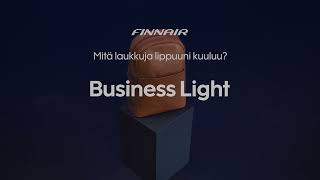 Matkatavarat Finnairin lennoilla: Business Light