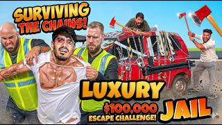24 Hours In Luxury Jail Challenge   24 घंटे इस जेल से बाहर नहीं निकल सकते