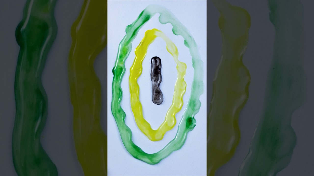 смешивание цветов в виде капель воды 