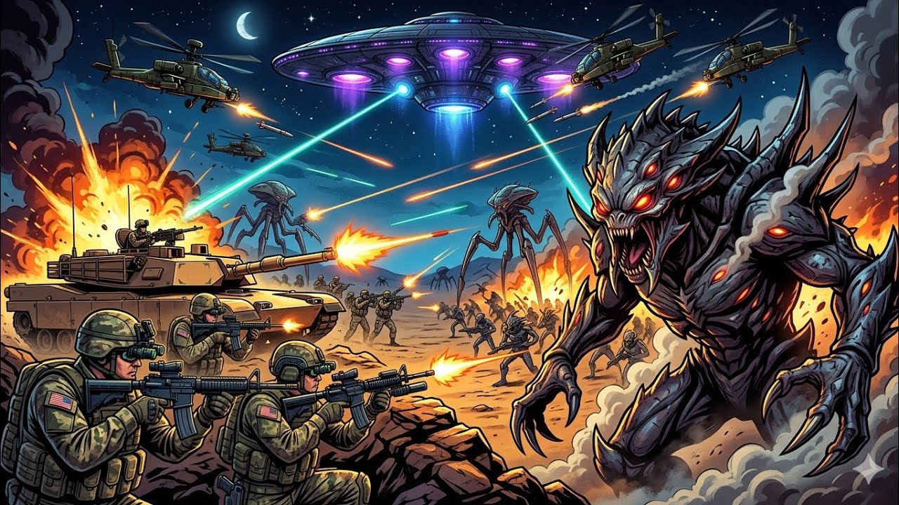 Last part.US Army vs Aliens: The Final Battle on Earth | Action Cartoon ...