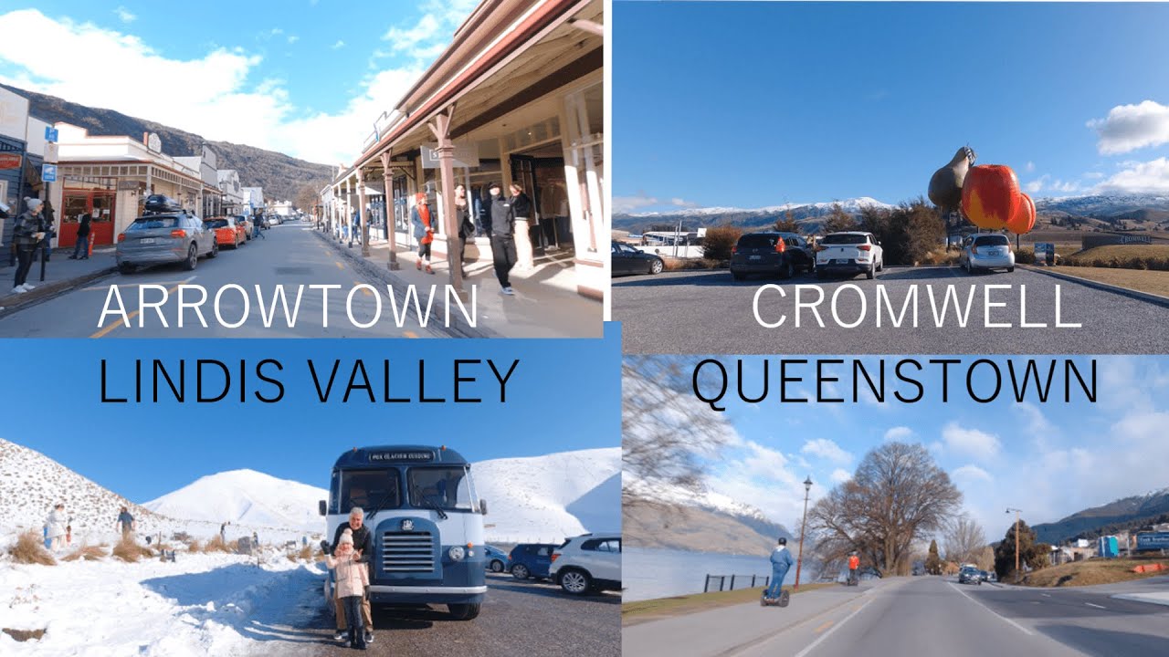 Central Otago Region, South Island, New Zealand//Queenstown, Arrowtown, Cromwell, Lindis Valley  4K