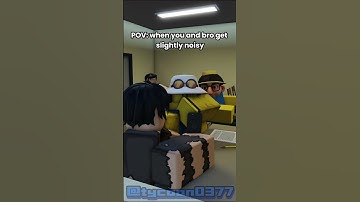POV: when u and bro are a lil too loud | Roblox Studio #roblox #animation #moonanimator