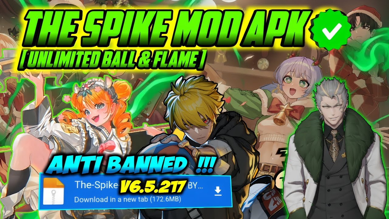 Gameplay Raull, Nishikawa, Siwoo‼️ The Spike Mod Apk VIP PREMIUM terbaru android & IOS 6.5.217 ☠️