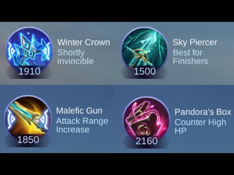 New Item Malefic Gun, Sky Piercer & Pandoras Box Quick Gameplay - Build/Equipment Merge & Revamped @Elexusss