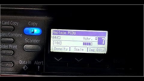 How To Do reset pcdu And Fusing Unit Ricoh MP 2014