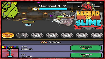 Legend of Slime: Idle RPG Gameplay Slimy idle Game Part1 (Android/iOS)