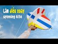 How to make Spinning Kite - Flip kite - rotating kite │ToyMaker