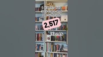 🤯 I did this for 365 days and decluttered 2,517 items! #declutter #short #cleaninghacks