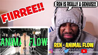 UK WHAT UP🇬🇧!!! THE WAY HIS MIND WORK!! Ren - Animal Flow (Official Music Video) (REACTION)