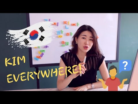 Why are there so many KIMs in Korea..?
