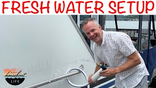 How We Get FRESH WATER Onboard Our Houseboat