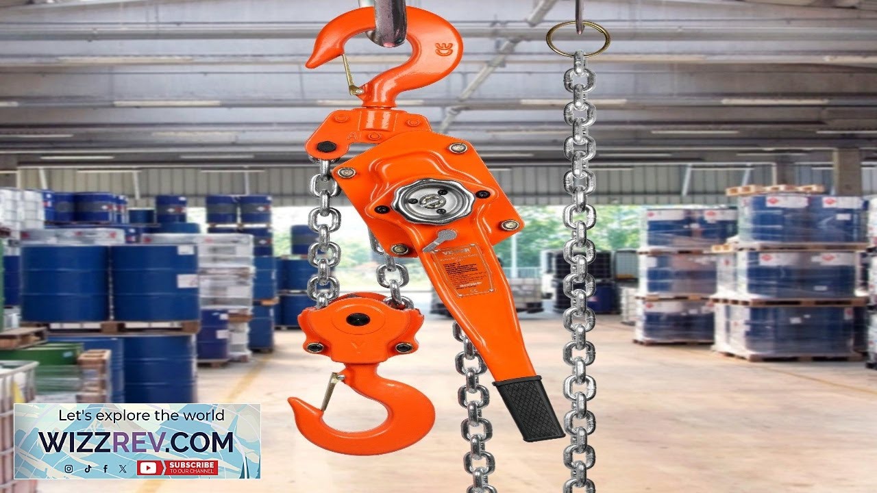 VEVOR Manual Lever Chain Hoist 6 Ton 13200 lbs Capacity 10 FT