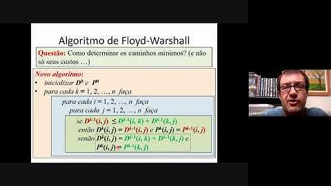 Implementação em Python do algoritmo de Floyd-Warshall