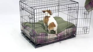 The best way to have your crate for puppy toilet training, puppy training and dog training is with a dog crate cover for a cosy den feel.