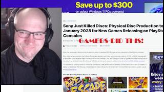 Physical Discs are Dying and It's Gamer's Fault! We Told You So!!!