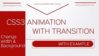 How to use Transition in CSS animation tutorial