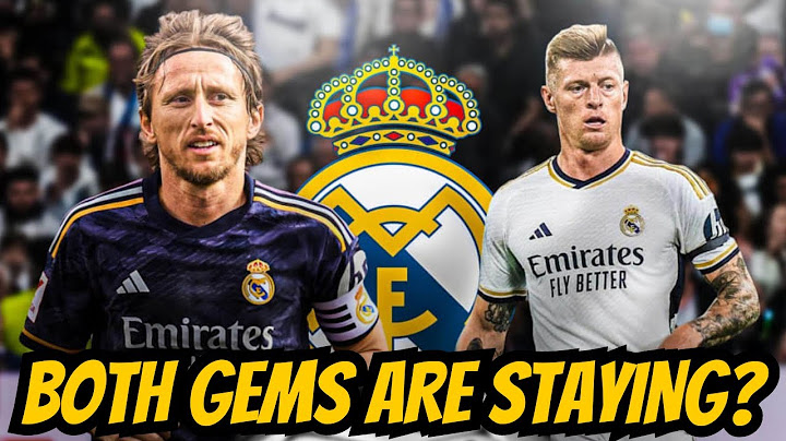 TONI KROOS & LUKA MODRIC BOTH TO STAY AT REAL MADRID 2024-25?
