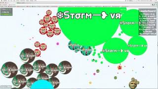 AGario  fun/// teaming with fans// split running// ZT split running
