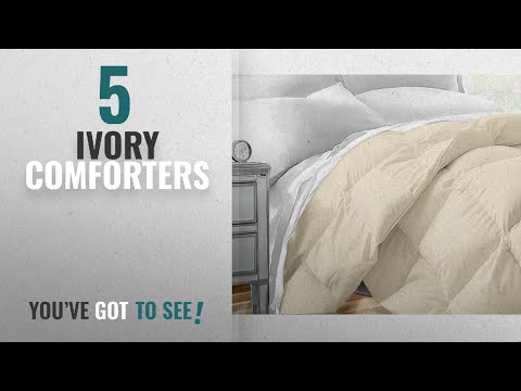 top-10-ivory-comforters-[2018]:-sleep-restoration-down-alternative-comforter-1400-series---best