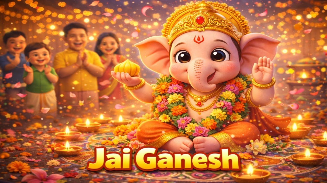 Baby Ganesh Song Telugu 🐘 | గణేశ పాట | Kids Rhymes | 3D Animation | BP Kids