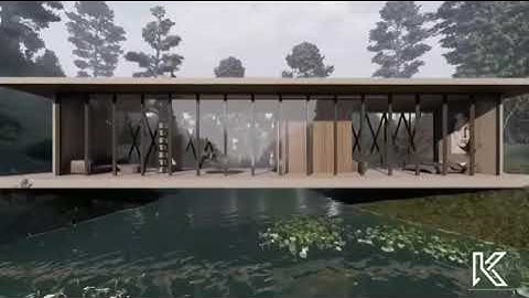 Architecture walkthrough render // farmhouse