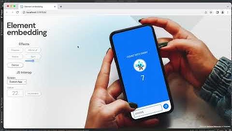 Hindi | Flutter Web App Element Embedding | JS Interop |JS code that interacts with Dart