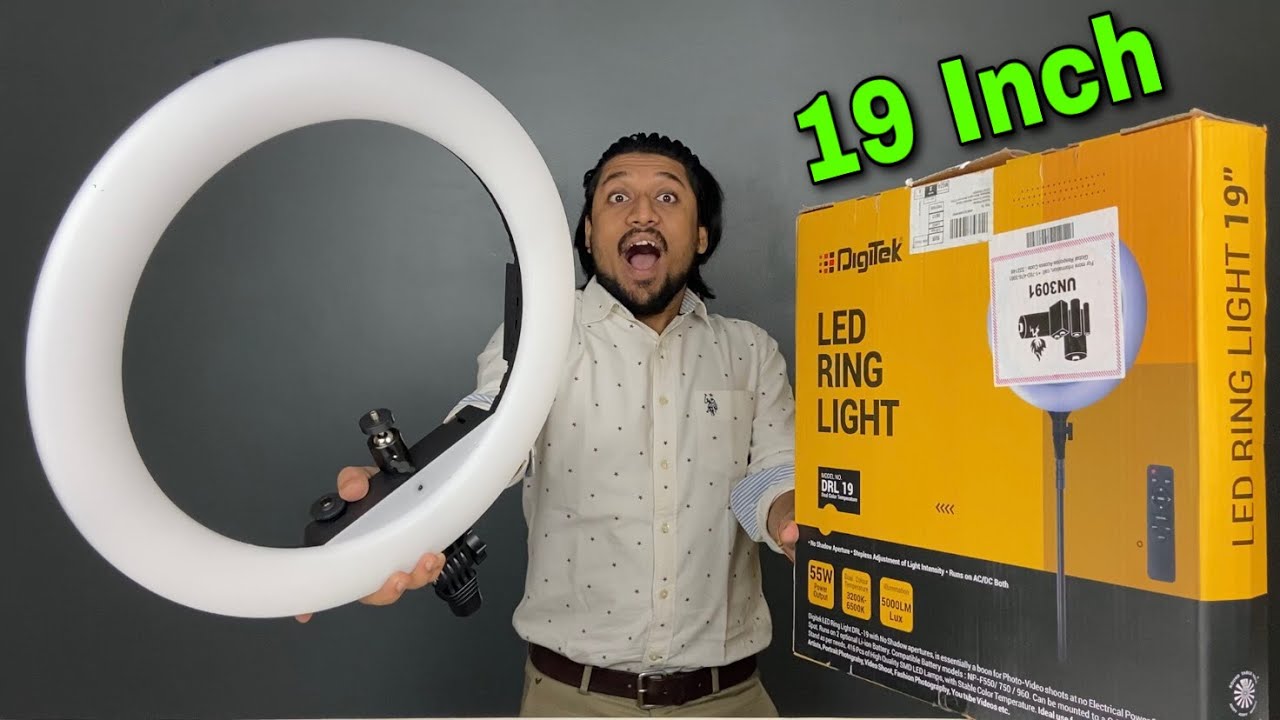 Buy Digitek Platinum DPRL-19RT Professional LED Ring Light Runs on