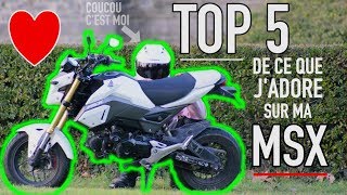 5 CHOSES QUE J'ADORE SUR MA MOTO (Honda MSX 125)  ❯ Nantes ❮ - ErDoZz