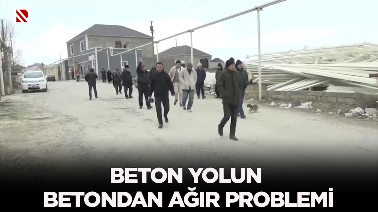 Beton yolun betondan ağır problemi - Hökməlidəki problemli ünvana avtobus xətti açılacaq