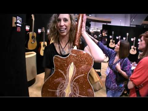 A visit with Carrie at the Martin Guitar Booth at ...