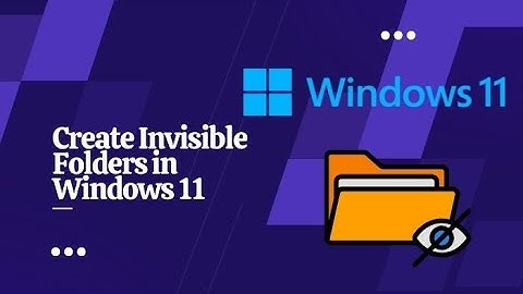 How To Make A Invisible Folder In Your Desktop
