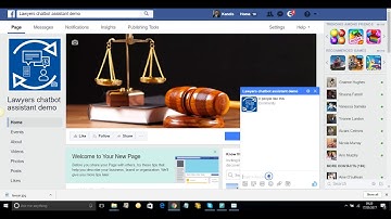 how to create a Lawyers Facebook Messenger chatbot in less then 60 seconds