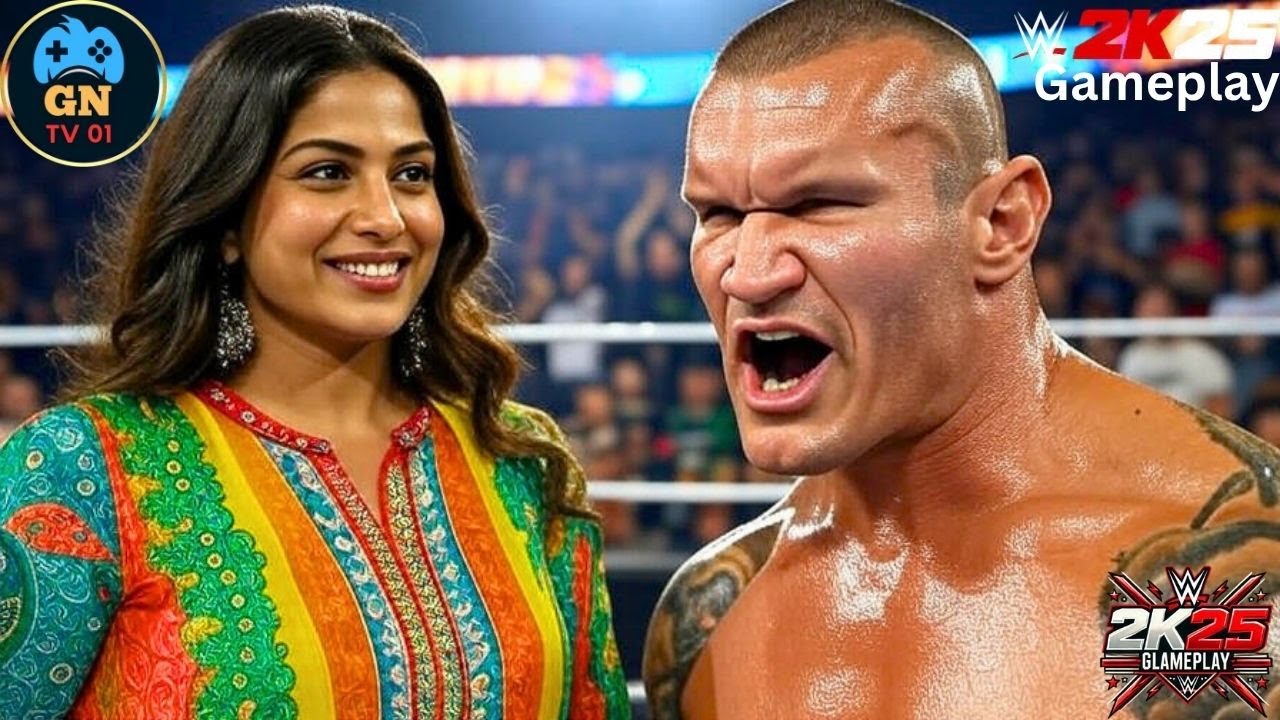 WWE 2K24 - Indian woman Sheela vs. Randy Orton The Best Intergender ...
