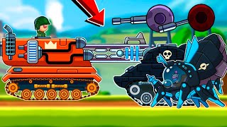 TANK MAMMOTH VS ALL BOSSES in EPIC JOURNEY - Hills of Steel. Games Tanks