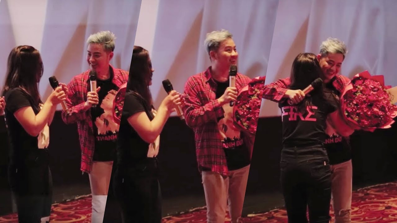 THANH DUY ôm trưởng FC HÀ NỘI, trưởng FC ĐÀ NẴNG tại FIRE MEETING TOÀN QUỐC 2018 QUAD Entertainment