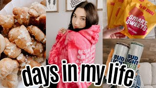 VLOG: days at HOME!  food, my (absurd) family + more things to do!