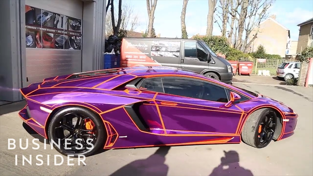 ⁣Meet The Guy Who Wraps Celebrities' Luxury Cars