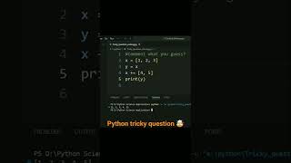 Python Tricky Question 10 | Can You Solve This? #shorts #python #youtubegrowth #trickshots #tricks