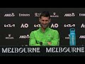 Novak Djokovic Press Conference | Australian Open 2026 First Round
