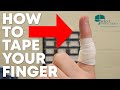 How to tape your fingers as a goalkeeper