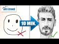 Mit nur einem Trick Proportionen meistern! | Gesicht einfach zeichnen lernen - Teil 1